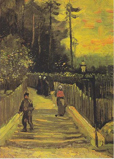 Small way in Montmartre, Vincent Van Gogh